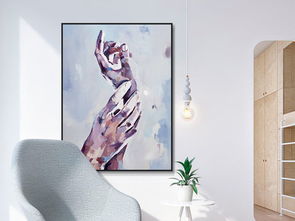 現(xiàn)代創(chuàng)意手指OK手勢繪畫 抽象裝飾畫高清素材與設(shè)計服務(wù)